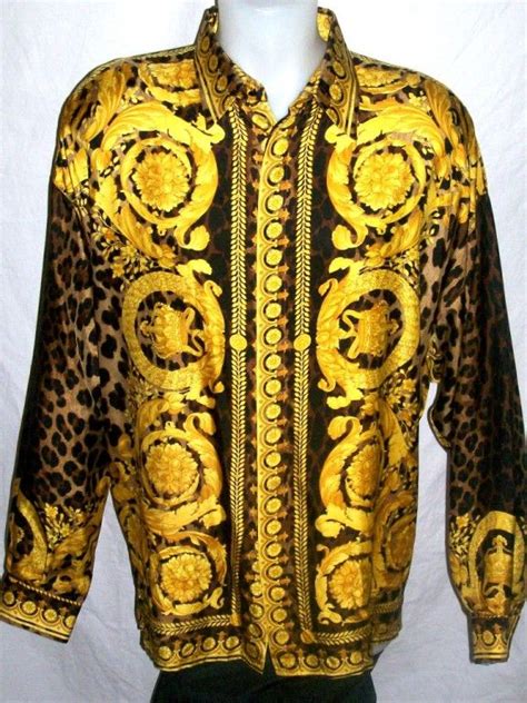 silk shirts like versace|men's vintage Versace silk shirts.